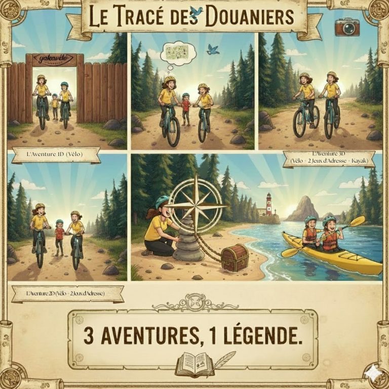Le Tracé des Douaniers : Rallye Vélo, Jeux d’Adresse et Kayak pour votre Team Building en Pays de Retz.